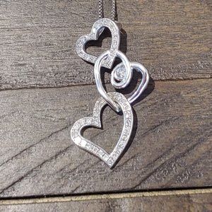 Kay Love's Embrace Diamond Heart Necklace